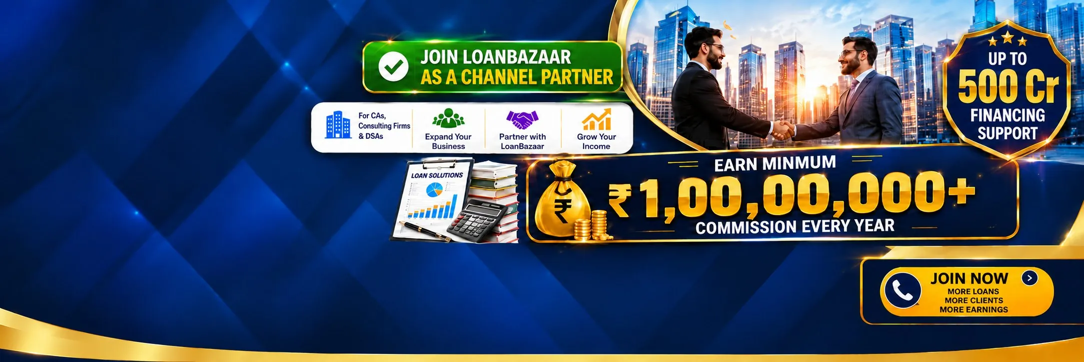 CA, Consulting Firm or DSA? Join LoanBazaar as a Channel Partner