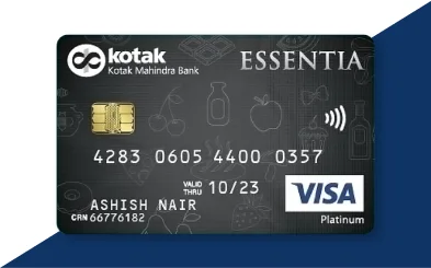 LoanBazaar Kotak Essentia Platinum Credit Cards