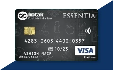Kotak Essentia Platinum Credit Cards LoanBazaar Kotak Essentia Platinum Credit Cards